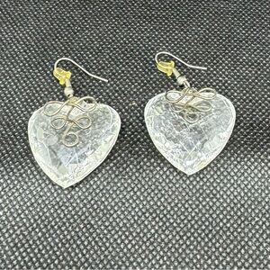 Silver Heart Earrings